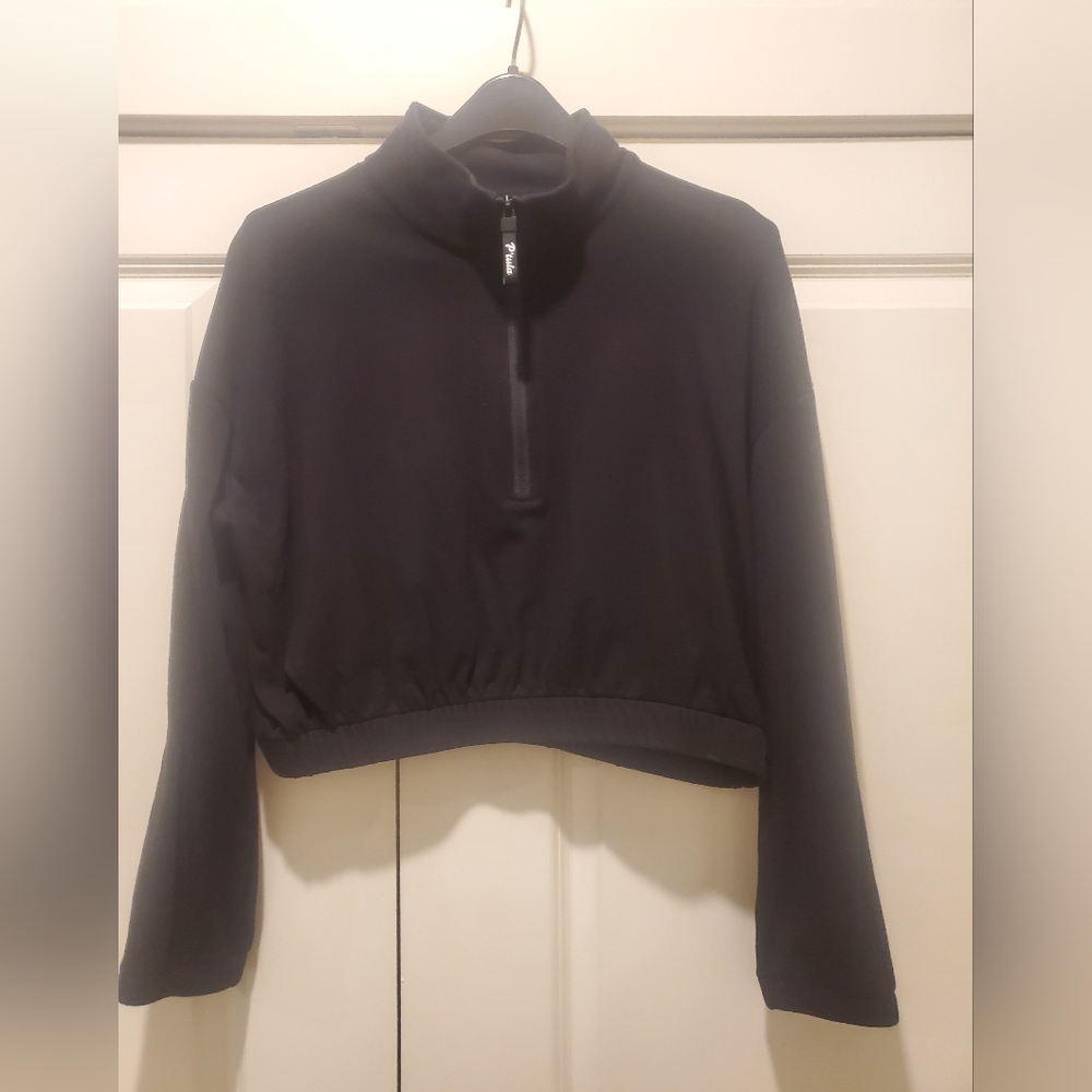 P'Tula Cropped Half-zip Pullover size XXL